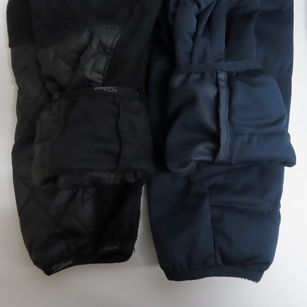 実際に弊社で買取させて頂いたTitleist/タイトリスト 中綿 ジャケット /L 2点セットの画像 6枚目