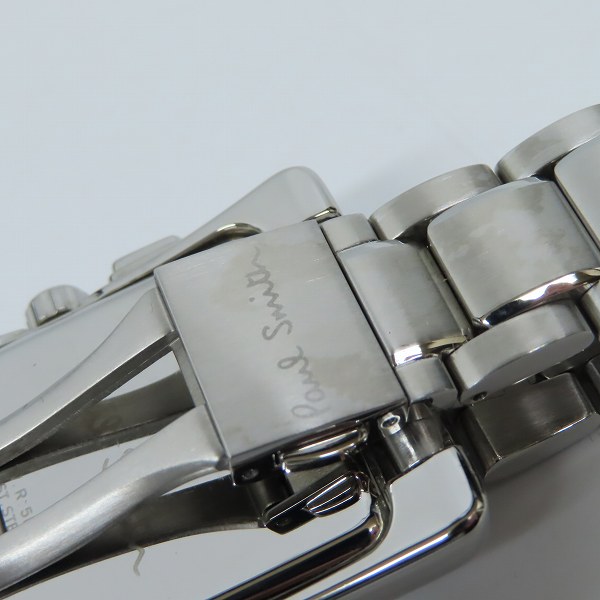 実際に弊社で買取させて頂いたPaulSmith/ポールスミス クロノグラフ 腕時計 F511-S055415【動作未確認】の画像 4枚目