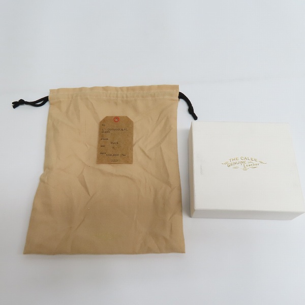 実際に弊社で買取させて頂いたCALEE/キャリー 20SS スターボタン 3つ折り レザー財布/ウォレット CL-20SS009L&ALの画像 8枚目