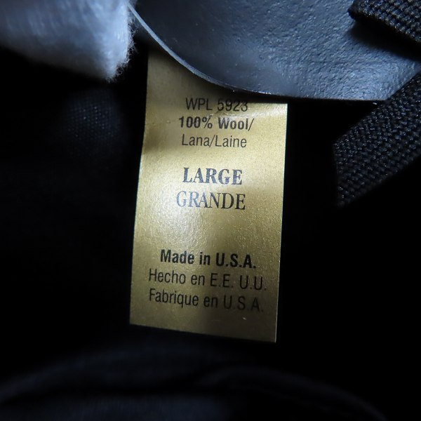 実際に弊社で買取させて頂いたCA4LA/カシラ ウール 中折れハット/帽子の画像 6枚目