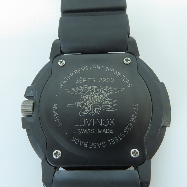 実際に弊社で買取させて頂いたLuminox/ルミノックス ORIGINAL NAVY SEAL 3900 SERIES ネイビーシールズ 3900 腕時計 【動作未確認】の画像 3枚目