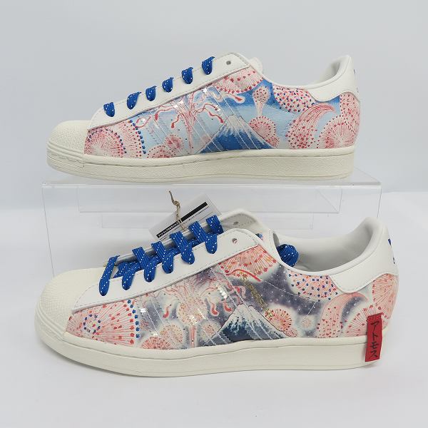 実際に弊社で買取させて頂いた【未使用】adidas/アディダス SST atmos SUPERSTAR "Mt. FUJI" GX7791/26.5の画像 3枚目