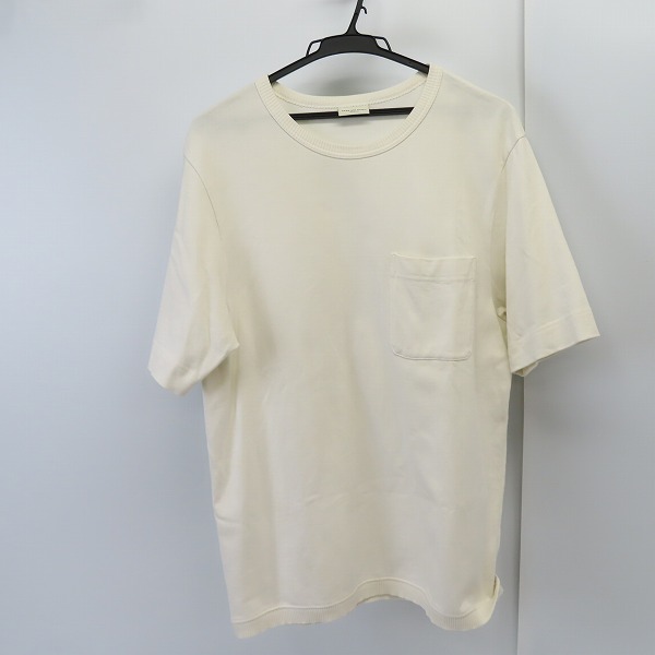 実際に弊社で買取させて頂いたDries Van Noten/ドリスヴァンノッテン 胸ポケット 裾/襟リブ半袖Tシャツ/M