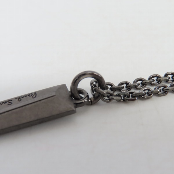 実際に弊社で買取させて頂いたPaul Smith/ポールスミス COLLECTION ロゴ プレート ペンダント/ネックレスの画像 4枚目