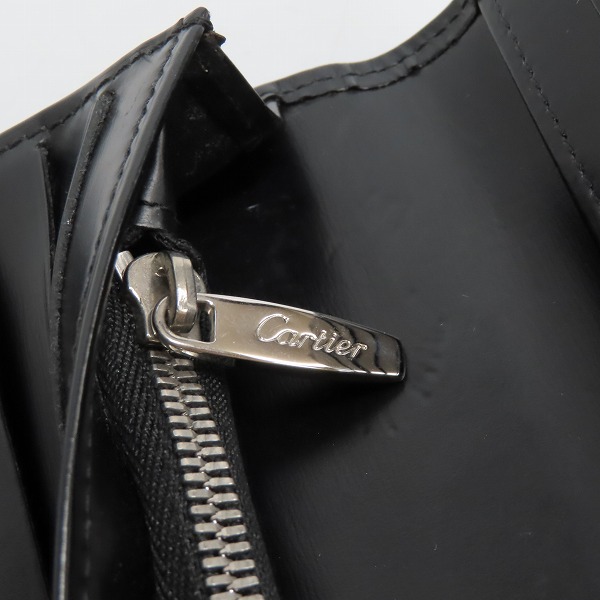 実際に弊社で買取させて頂いたCartier/カルティエ レザー 二つ折り 長財布/ロングウォレットの画像 7枚目