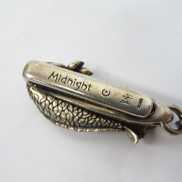 実際に弊社で買取させて頂いたBloody Mary/ブラッディマリー ナイトレイヴン ウォレットチェーン 大烏 ｗ/ストーンの画像 5枚目