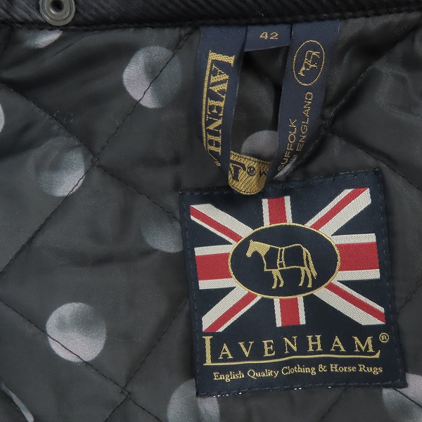 実際に弊社で買取させて頂いたLAVENHAM×Paul Smith/ラベンハム×ポールスミス キルティング ジャケット/42の画像 3枚目