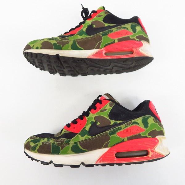 実際に弊社で買取させて頂いたNIKE×ATMOS/ナイキ×アトモス AIR MAX 90 PREMIUM ハンターカモ 333888-025/27.0の画像 3枚目