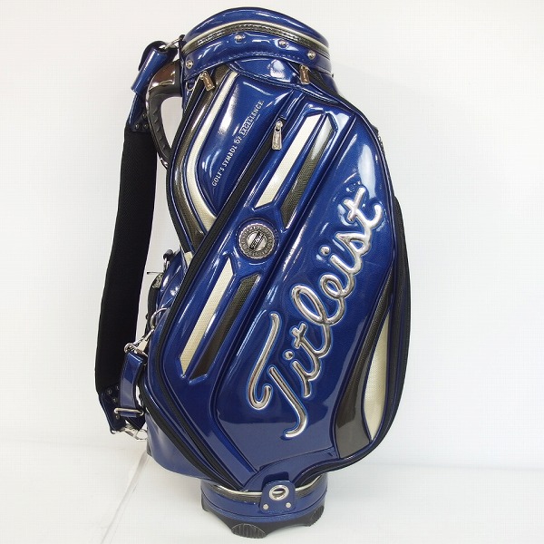 実際に弊社で買取させて頂いたTitleist/タイトリスト 9.5型 CB610S エナメルキャディバッグの画像 3枚目
