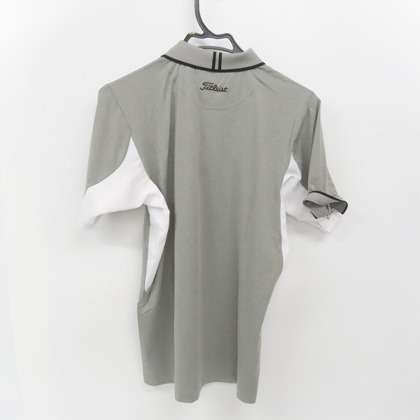 実際に弊社で買取させて頂いた【未使用】Titleist/タイトリスト ゴルフ Mercedes-Benz Collection ストレッチポロシャツ グレー/Lの画像 1枚目
