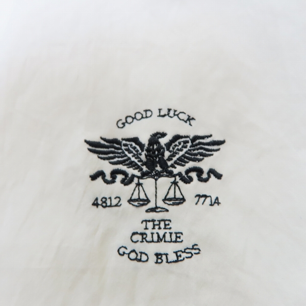 実際に弊社で買取させて頂いたTHE CRIMIE/クライミー 半袖ボタンシャツ ホワイト/S 2点セットの画像 8枚目