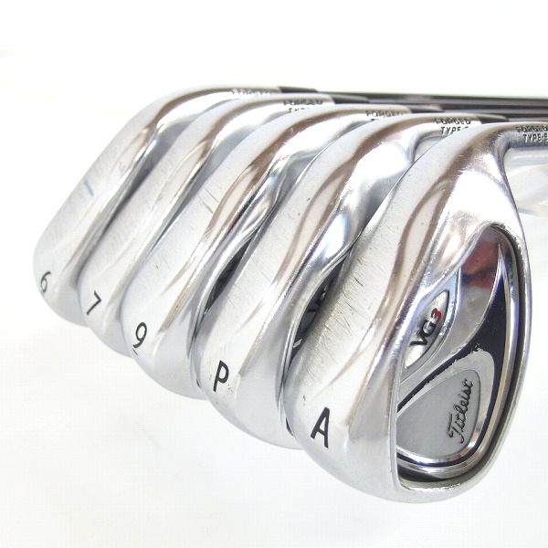 実際に弊社で買取させて頂いたTitleist/タイトリスト VG3 TYPE-E アイアン #6,7,9,P,Aw 5本セット VGi80 FLEX：R