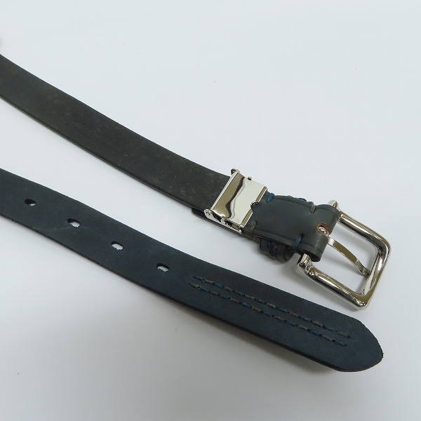 実際に弊社で買取させて頂いたPaul Smith collection/ポールスミスコレクション シングルピンバックル プレーンレザーベルトの画像 3枚目