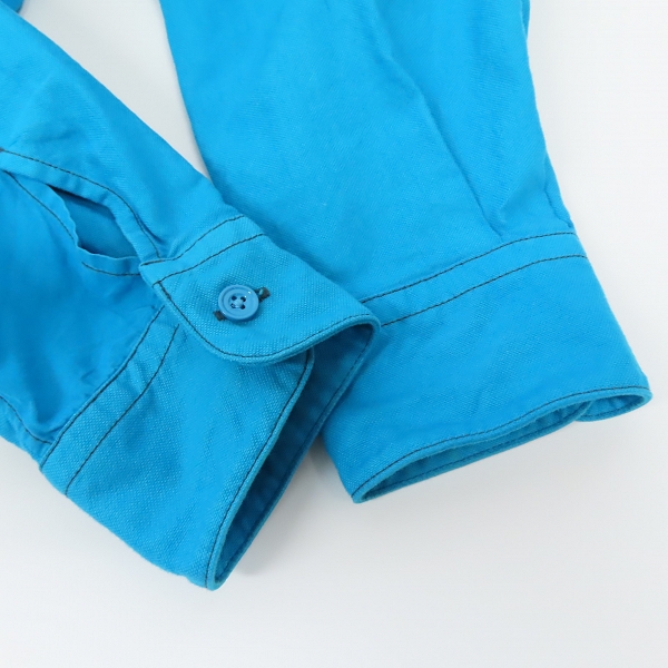 実際に弊社で買取させて頂いたTOMORROWLAND/トゥモローランド 染色 オーバーサイズ長袖シャツ WS018CU/XSの画像 9枚目