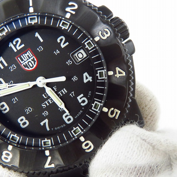 実際に弊社で買取させて頂いたLUMINOX/ルミノックス F-117 NIGHTHAWK/ナイトホーク 3400シリーズの画像 5枚目