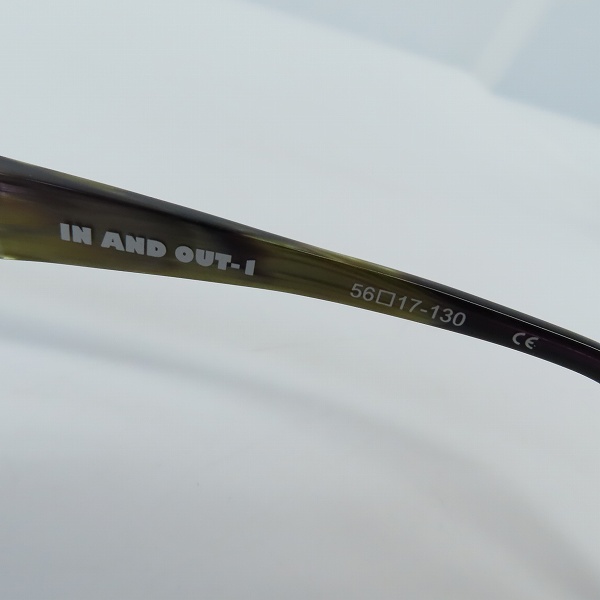 実際に弊社で買取させて頂いたLess Than Human/レスザンヒューマン  IN AND OUT-1 メガネフレームの画像 6枚目