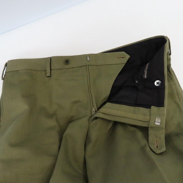 実際に弊社で買取させて頂いたUNITED ARROWS/ユナイテッドアローズ ヘリンボーン織 テーラードジャケット/パンツ セットアップ/52の画像 5枚目