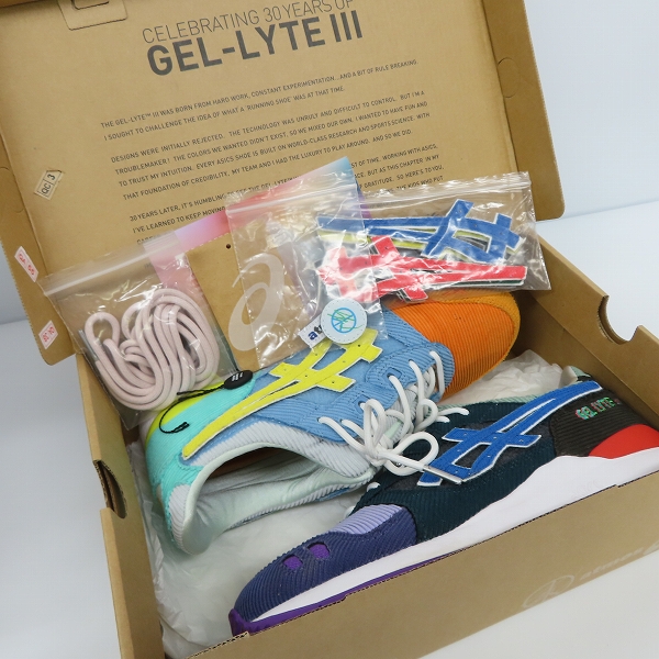 実際に弊社で買取させて頂いたSEAN WOTHERSPOON×asics×ATMOS/アシックス GEL LYTE 3 OG スニーカー 1203A019-000/26.5の画像 6枚目