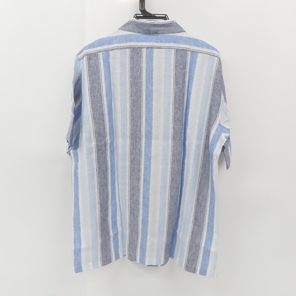 実際に弊社で買取させて頂いた【未使用】BROOKS BROTHERS/ブルックスブラザーズ ストライプ柄 半袖シャツ/Lの画像 1枚目