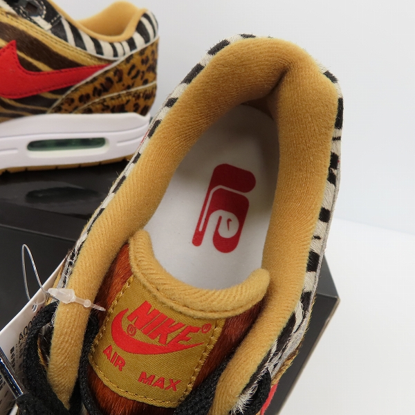 実際に弊社で買取させて頂いた【未使用】NIKE/ナイキ×ATMOS/アトモス AIR MAX 1/エアマックス1 DLX ANIMAL PACK 2.0 AQ0928-700/27の画像 3枚目