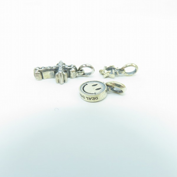 実際に弊社で買取させて頂いたDEAL DESIGN/ディールデザイン インセクトクロス/ブラインドスマイル/ヘックススター ペンダントトップ 3点セットの画像 1枚目