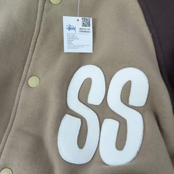 STUSSY/ステューシー 10周年 スウェット スタジャン/M