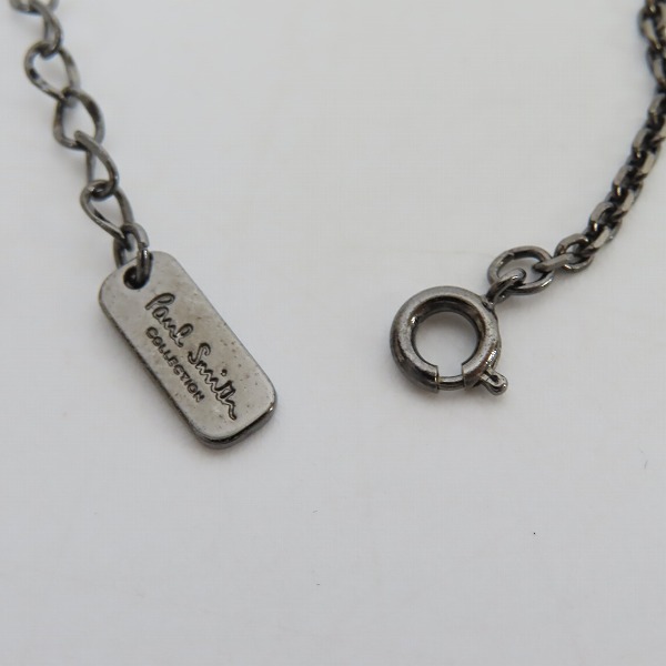 実際に弊社で買取させて頂いたPaul Smith/ポールスミス COLLECTION ロゴ プレート ペンダント/ネックレスの画像 6枚目