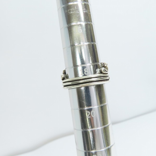 実際に弊社で買取させて頂いたDEAL DESIGN/ディールデザイン メルトクラウンリング ナロー/19号の画像 7枚目