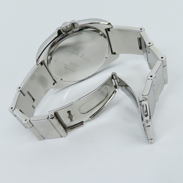 実際に弊社で買取させて頂いたPaulSmith/ポールスミス ファイブアイズ クオーツ腕時計 F335-T010482【動作未確認】の画像 2枚目