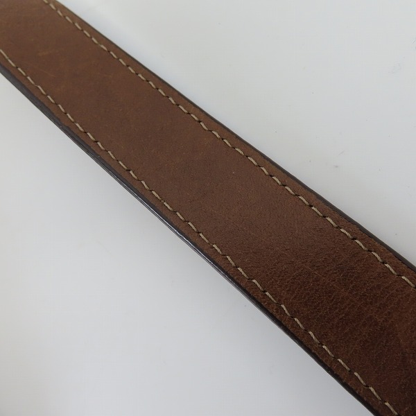 実際に弊社で買取させて頂いたPaul Smith/ポールスミス レザー/キャンバス コンビネーション ワンショルダーバッグの画像 7枚目