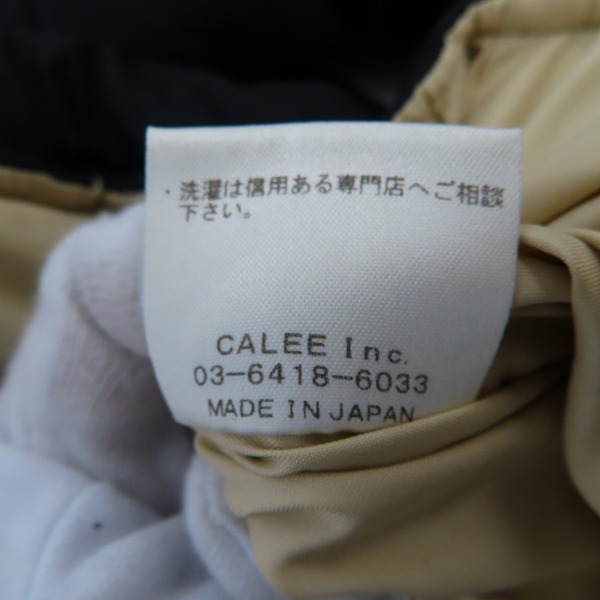 実際に弊社で買取させて頂いたCALEE/キャリー 中綿 パディングジャケット/Mの画像 4枚目