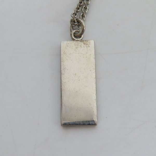 実際に弊社で買取させて頂いたPaul Smith/ポールスミス COLLECTION ロゴ プレート ペンダント/ネックレス チェーン付きの画像 2枚目