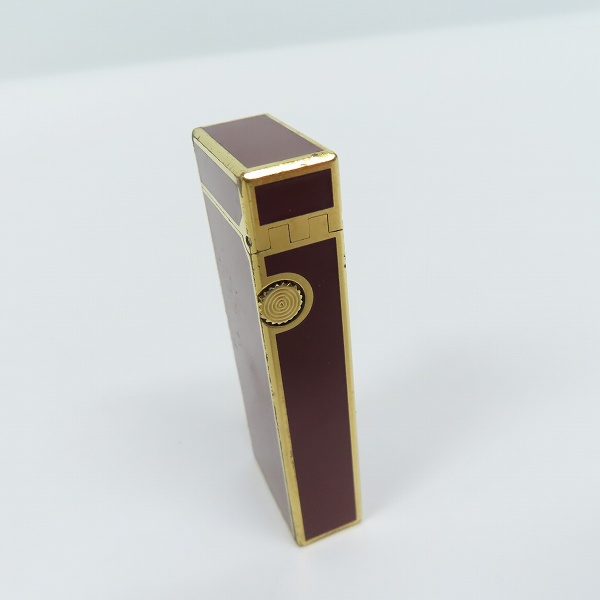 実際に弊社で買取させて頂いたdunhill/ダンヒル サイドローラーガスライター レッド×ゴールドの画像 2枚目