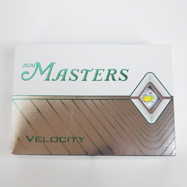 実際に弊社で買取させて頂いた【未使用】Titleist/タイトリスト 2020 MASTERS VELOCITY ゴルフボール 1ダースの画像 2枚目