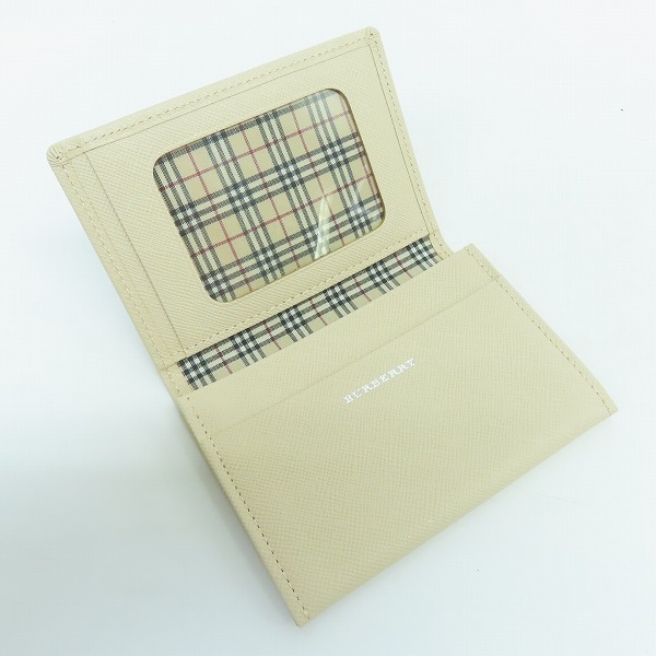 実際に弊社で買取させて頂いたBURBERRY/バーバリー カードケース ベージュの画像 3枚目