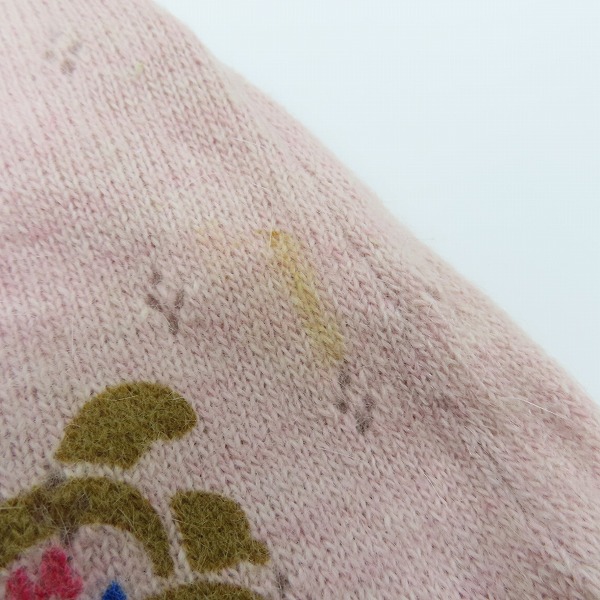 実際に弊社で買取させて頂いたGRUNGE POPS HYSTERICS/ヒステリックグラマー ウール アンゴラ ニットポロ Fの画像 5枚目