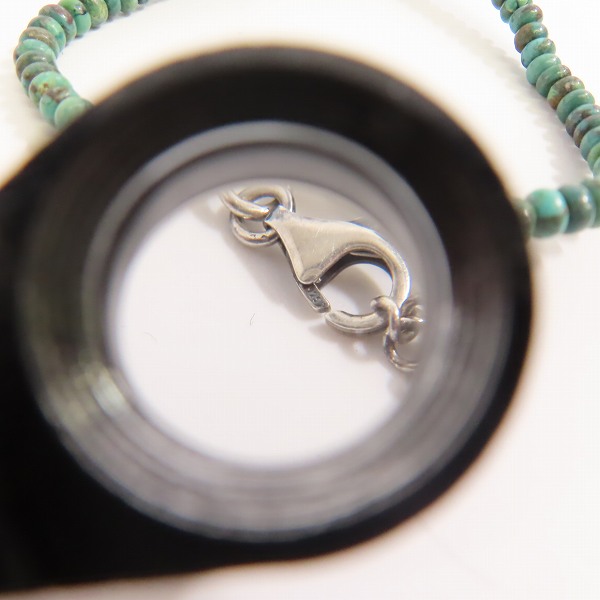 実際に弊社で買取させて頂いたCrescent Luna/クレセントルナ エルマー ターコイズ クロス ネックレスの画像 6枚目