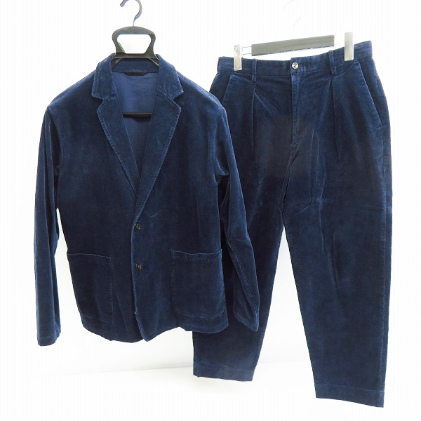 実際に弊社で買取させて頂いた417 by EDIFICE/エディフィス コーデュロイ生地 2Bテーラードジャケット/パンツ セットアップ/M