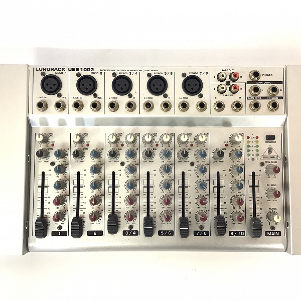 実際に弊社で買取させて頂いたBEHRINGER/ベリンガー EURORACK UBB1002 アナログミキサー アダプター付き【簡易動作確認済】の画像 1枚目