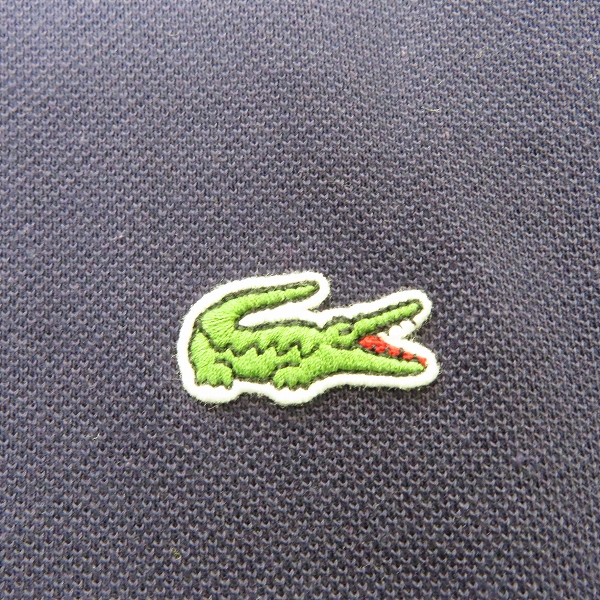 実際に弊社で買取させて頂いた【未使用含む】LACOSTE/ラコステ S/S 半袖 ポロシャツ ネイビー/ブラック/ホワイト Size：3 3点セットの画像 6枚目