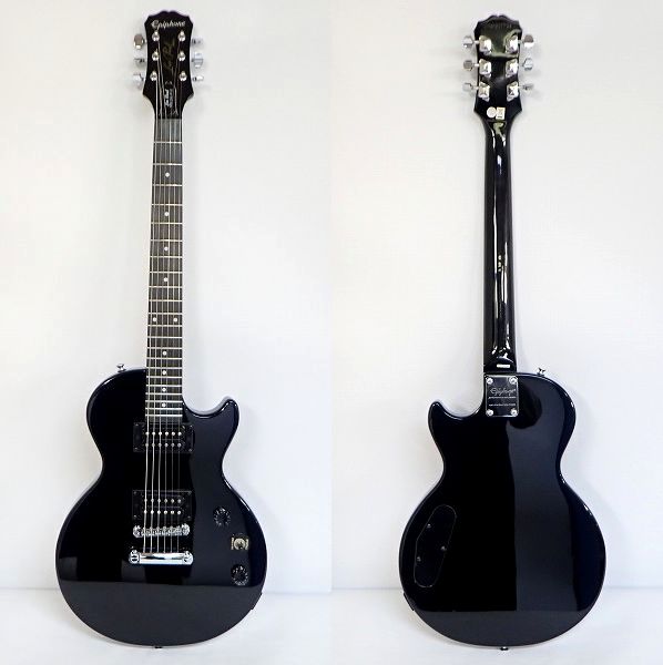 実際に弊社で買取させて頂いた★Epiphone/エピフォン Les Paul Special II LE Ebony/レスポールスペシャル ソフトケース付の画像 1枚目