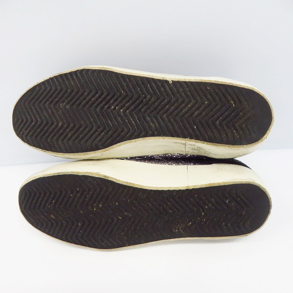 実際に弊社で買取させて頂いたGOLDEN GOOSE/ゴールデングース スパンコール スニーカー/シューズ/39の画像 2枚目