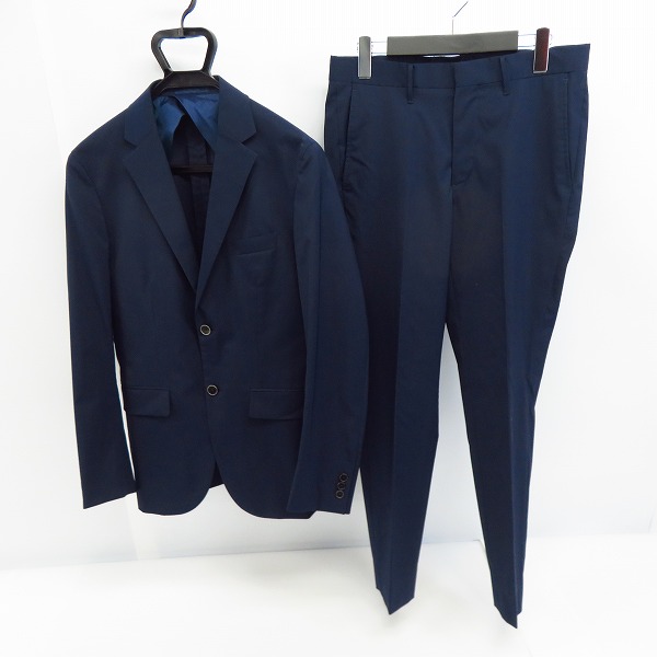 実際に弊社で買取させて頂いたEDIFICE/エディフィス SOLOTEX ウール混 テーラードジャケット/パンツ セットアップスーツ/M