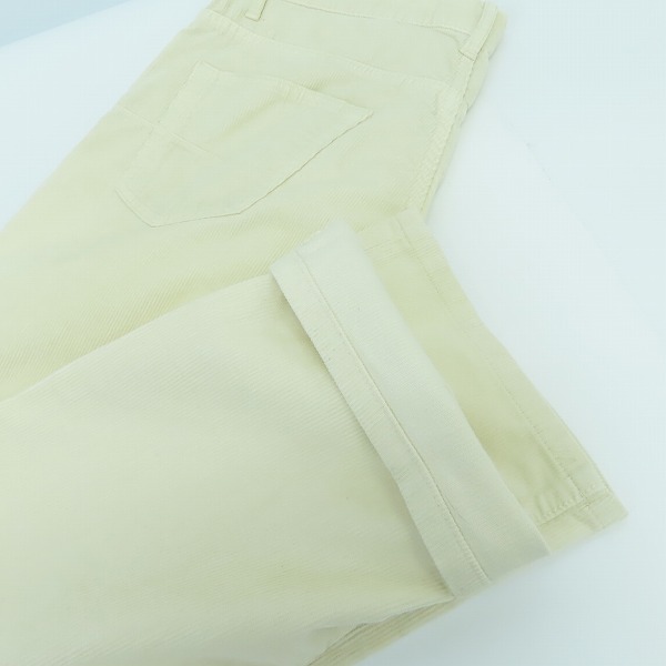 実際に弊社で買取させて頂いたdior homme/ディオールオム コーデュロイパンツ ホワイト 30の画像 7枚目