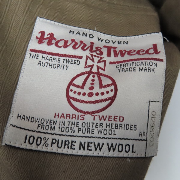 実際に弊社で買取させて頂いたJOURNAL STANDARD/ジャーナルスタンダード TRISECT ハリスツイード ウール スラックス/Lの画像 3枚目