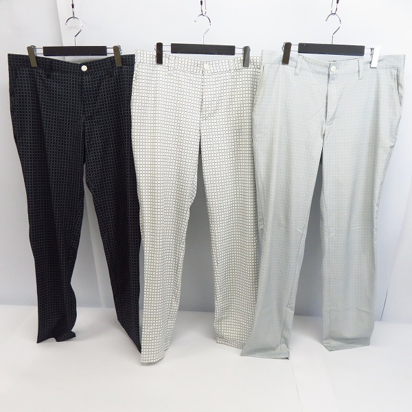 実際に弊社で買取させて頂いたTitleist/タイトリスト new balance/ニューバランス チェックパンツ/中綿パンツ 7点セットの画像 1枚目