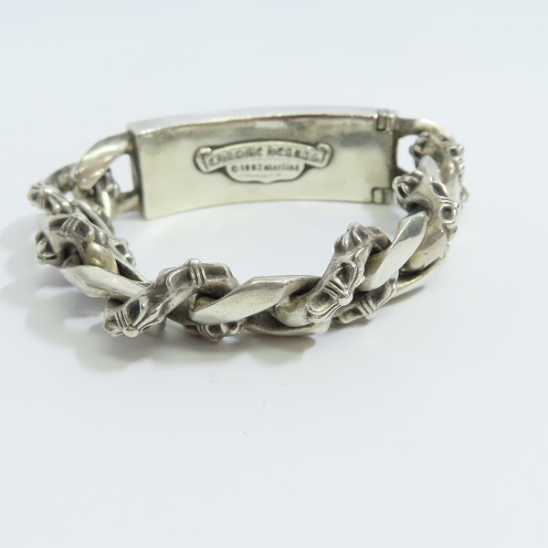 麗羅クロムハーツ ブレスレット IDフローラル 11LINKオールドタイプ 楽天市場】クロムハーツ Chrome Hearts サイズ:11LINK ID FLORAL