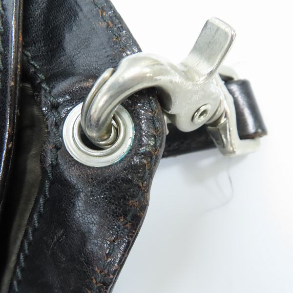 実際に弊社で買取させて頂いたDaniel&Bob/ダニエル＆ボブ CULODORO RODI/クロドーロ ロディ レザー 2WAY トートバッグ/ショルダーバッグ ブラックの画像 8枚目