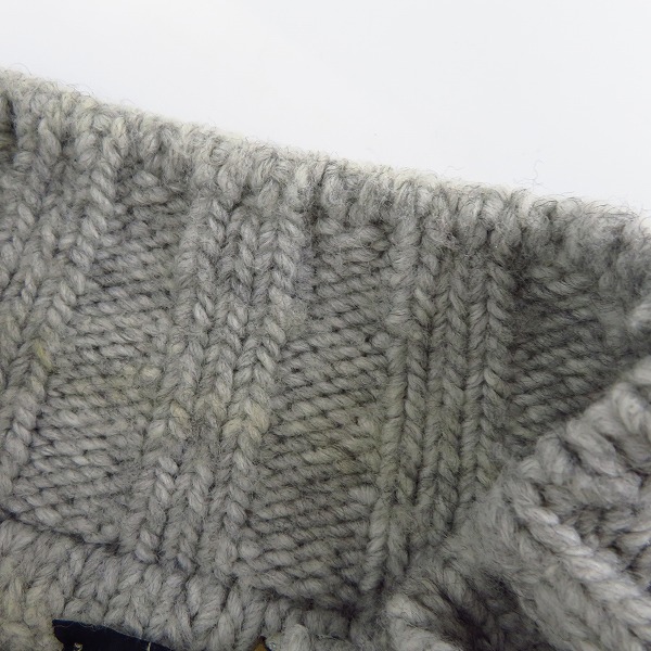 実際に弊社で買取させて頂いたARMANI JEANS/アルマーニジーンズ  ジップアップ ニット 40の画像 6枚目