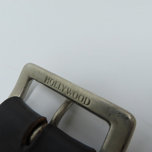 実際に弊社で買取させて頂いたHTC/Hollywood Trading Company/エイチティーシー フラワースタッズ/ストーン レザーベルト/34の画像 5枚目